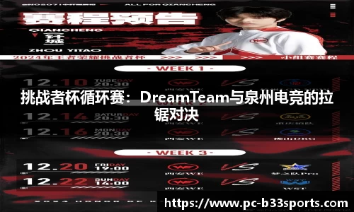 挑战者杯循环赛：DreamTeam与泉州电竞的拉锯对决